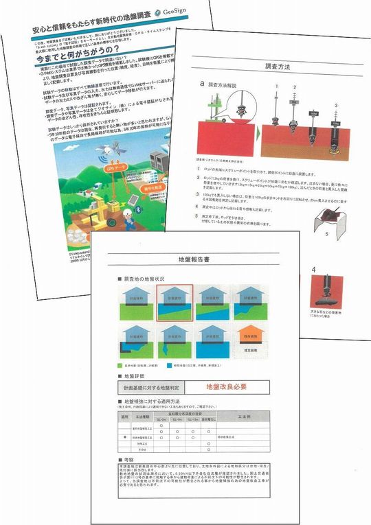 地盤調査報告書 - 有限会社 地盤改良新潟